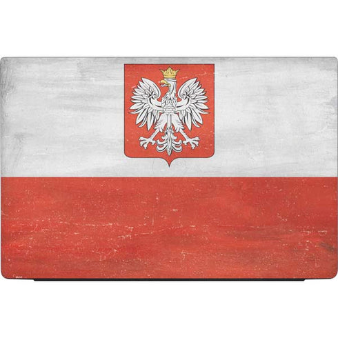 Poland Flag Distressed Dell Vostro Skin